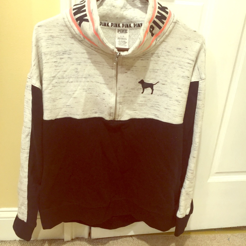 Victoria secret half zip sweater